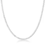 corrente masculina prata 925 grumet 2mm joia original