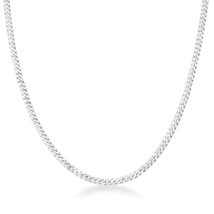 corrente masculina prata 925 grumet 2mm joia original