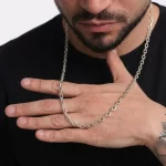 corrente cartier cadeado 5mm prata 925 masculina corrente masculina prata 925 corrente cartier masculina corrente prata masculina acessorios masculinos prata 925 corrente grossa masculina