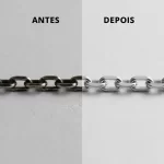 antes e depois limpa pratas monzi prata oxidada prata limpa