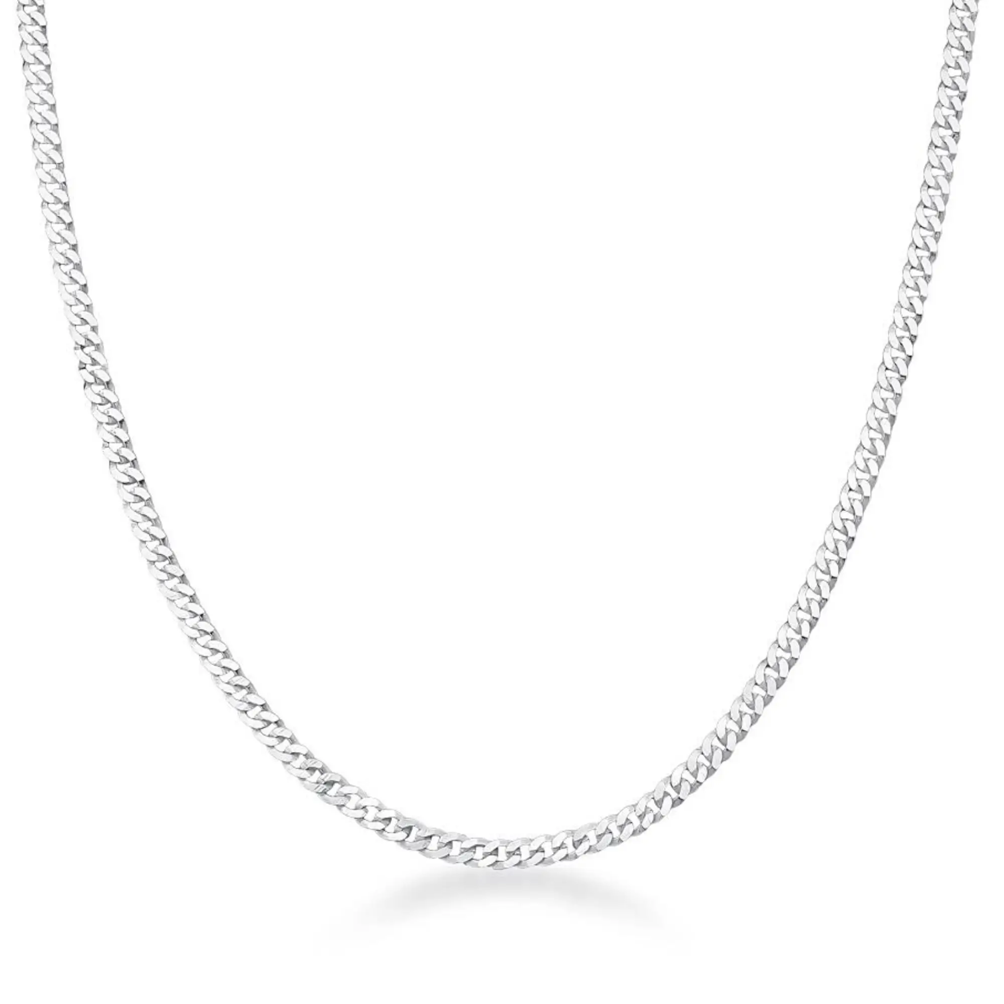corrente masculina prata 925 grumet 2mm joia original