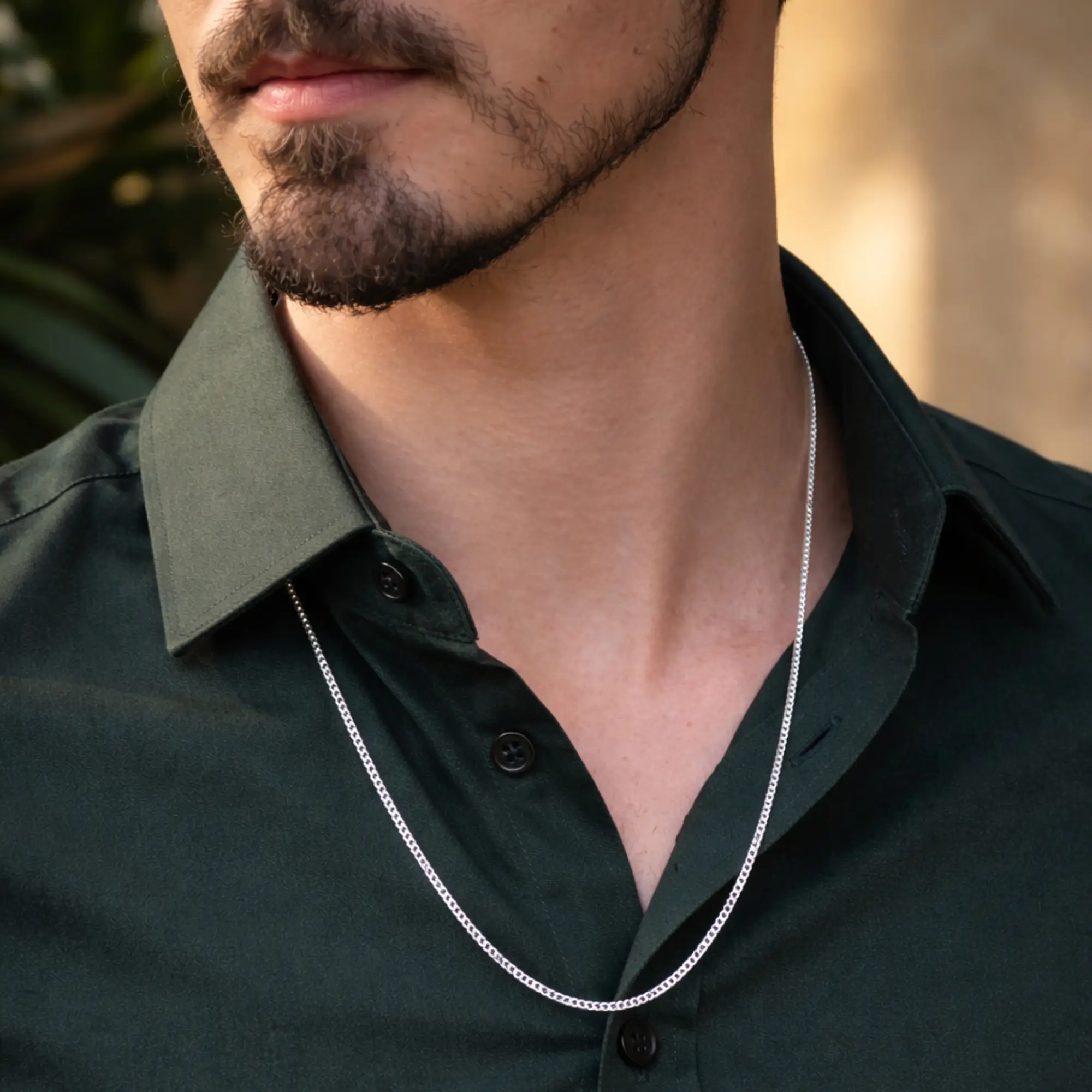 corrente prata 925 masculina estilo lifestyle luxo